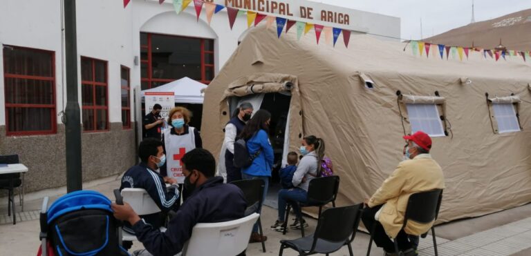 CRUZ ROJA CHILENA, LA FEDERACIÓN INTERNACIONAL DE SOCIEDADES DE LA CRUZ ROJA Y DE LA MEDIA LUNA ROJA Y EL SERVICIO DE SALUD DE ARICA ESTÁN LLEVANDO A CABO UNA JORNADA DE VACUNACIÓN PARA POBLACIÓN ESCOLAR E INFLUENZA