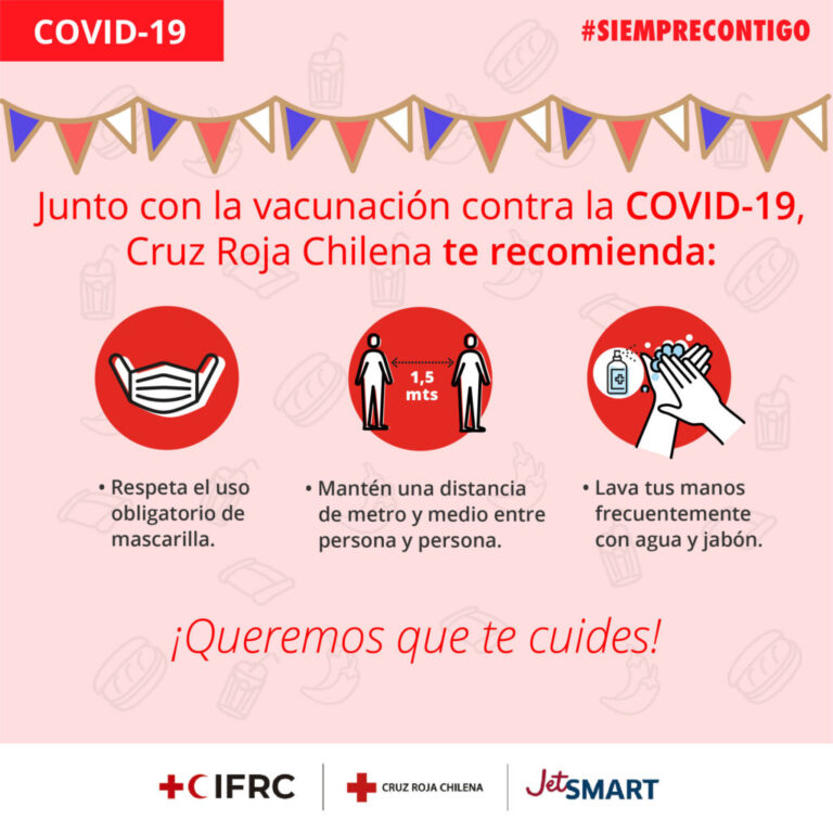 CRUZ ROJA ENTREGA RECOMENDACIONES EN FIESTAS PATRIAS