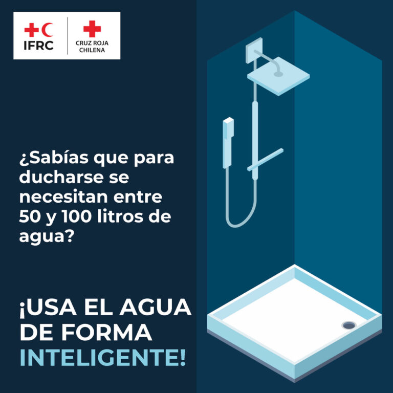 ¿Sabías que se necesitan entre 50 y 100 litros de agua para una ducha?