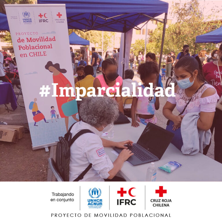 Cruz Roja Chilena y su Proyecto de Movilidad Poblacional participó en la “Primera Jornada de atención a personas refugiadas y migrantes»