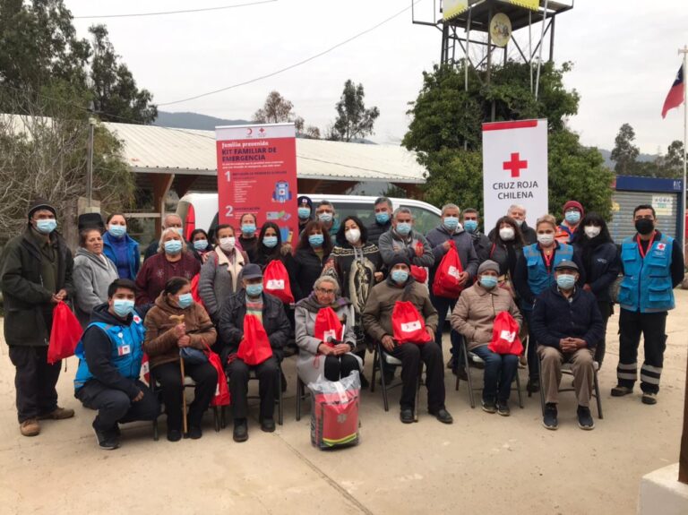 Despliegue en comunidad El Pangue, Proyecto Reducción de Riesgo de Desastres con Enfoque Comunitario