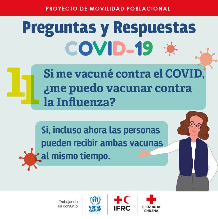 ¿Sabes si puedes vacunarte contra la influenza y el #Covid19?