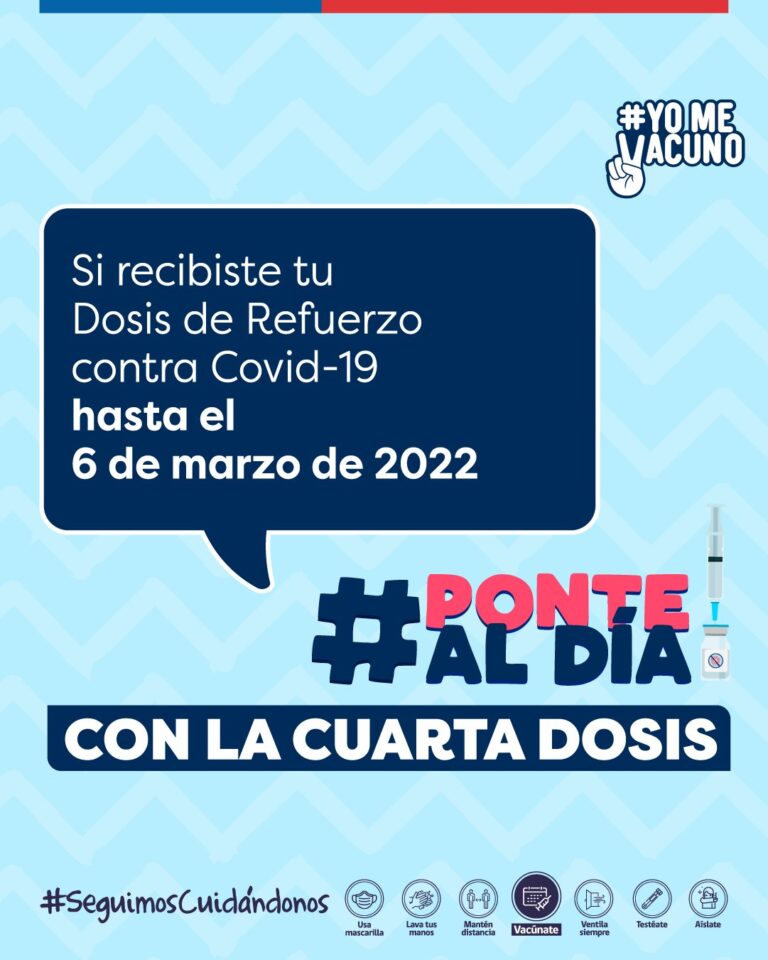 Calendario de vacunación #Covid19 semana entre el 25 y 31 de julio