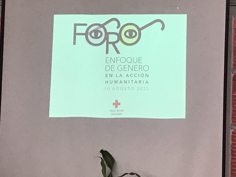 Todo un éxito fue el foro “Enfoque de género en la acción humanitaria” realizado en Cruz Roja Chilena