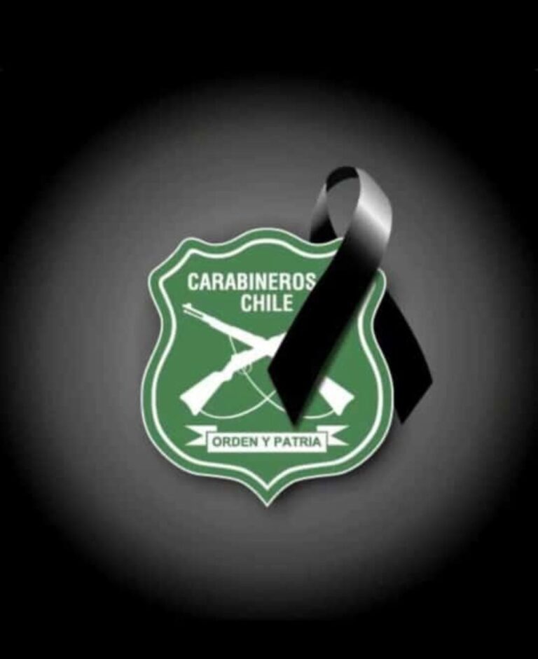 Condolencias de Cruz Roja Chilena a Carabineros de Chile
