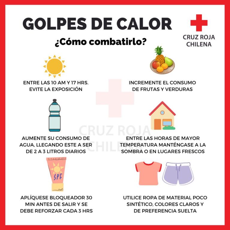 Recomendaciones ante ola de calor en zona centro-sur