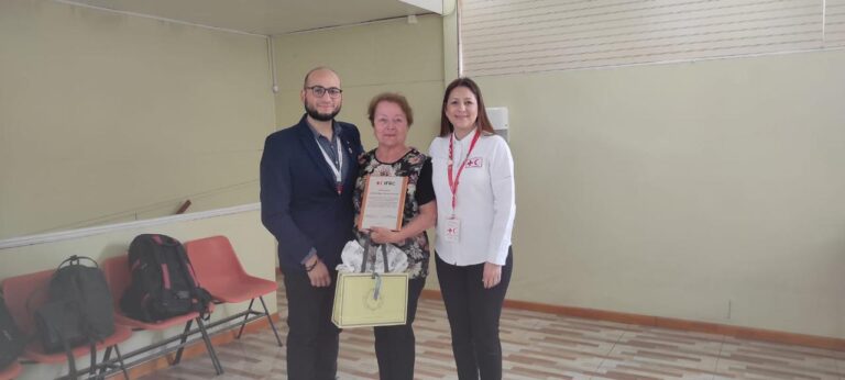 Reconocimiento a Cruz Roja Filial Arica y Parinacota
