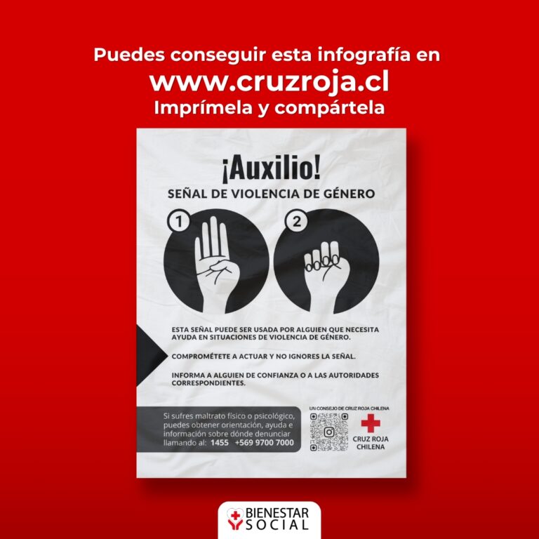 Cruz Roja Chilena te entrega esta importante información en el marco del Día de la Mujer