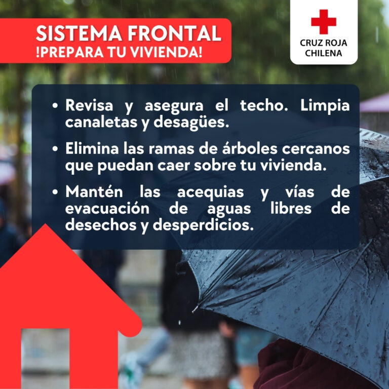 Recomendaciones ante Sistema Frontal 