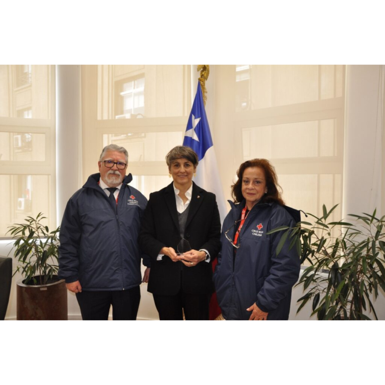 Presidente Nacional de la Cruz Roja Chilena se reunió con Ministra de Salud