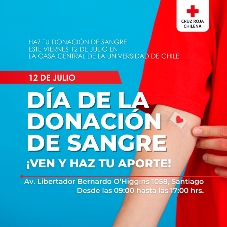 Viernes 12 de julio jornada de donación de sangre