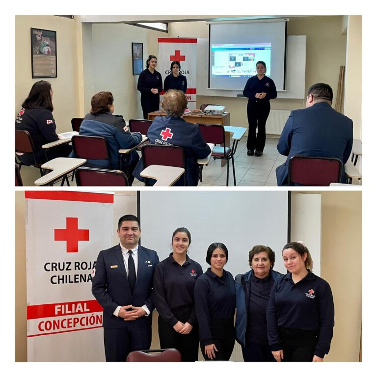 Ceremonia de finalización del Curso de Doctrina Institucional en Cruz Roja Concepción