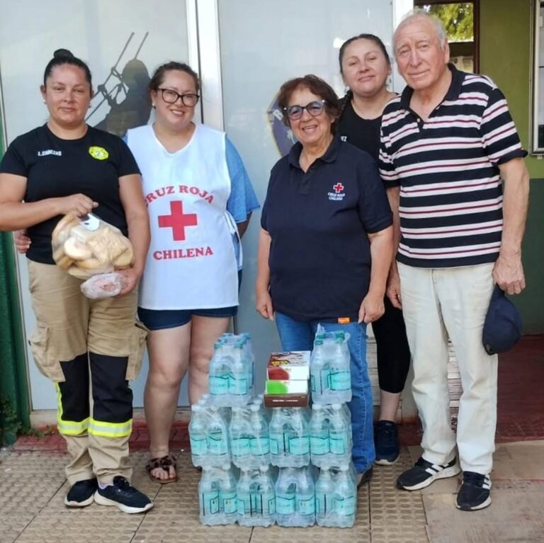 Filiales de La Araucanía han brindado apoyo contra los incendios
