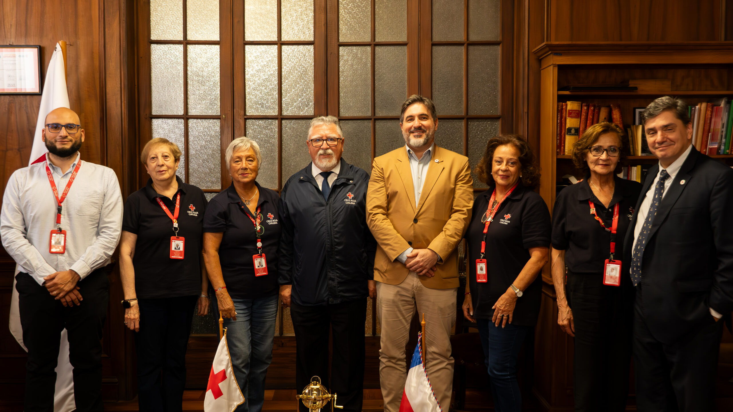 Representantes del CICR visitan a Sede Central en Santiago en el marco del cambio de mando presidencial