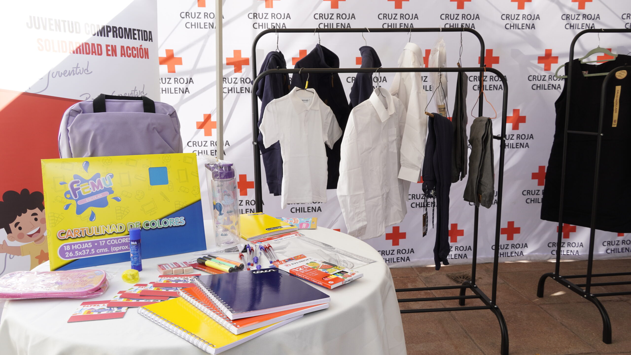 Cruz Roja Chilena y Cencosud se unen para apoyar a niños afectados por incendios forestales