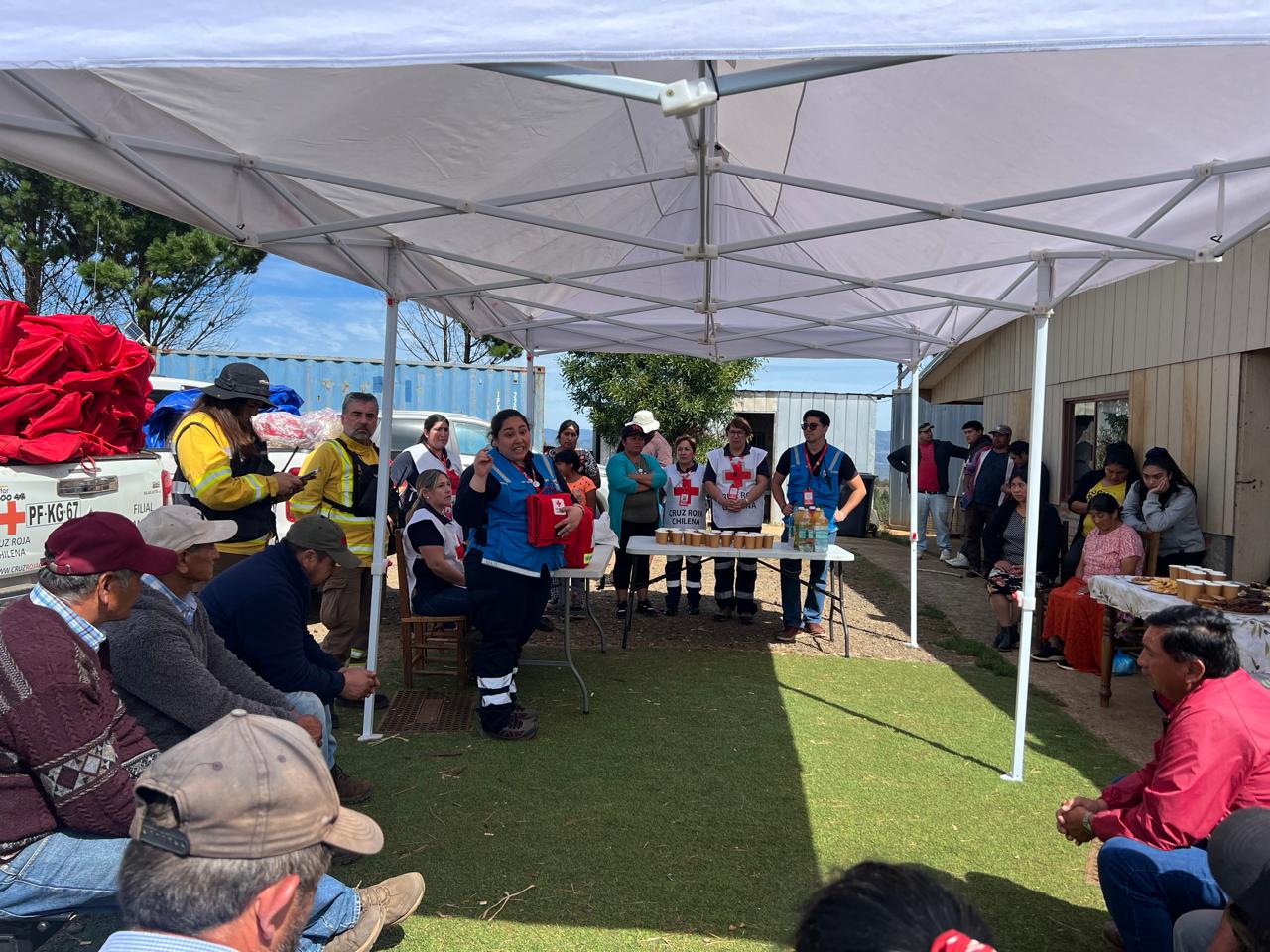 Cruz Roja Chilena activa Protocolo de Acción Temprana ante temporada de incendios forestales en La Araucanía