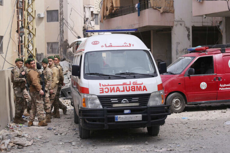 Paramédico de Cruz Roja muere durante un ataque en Libano cuando atendía un rescate