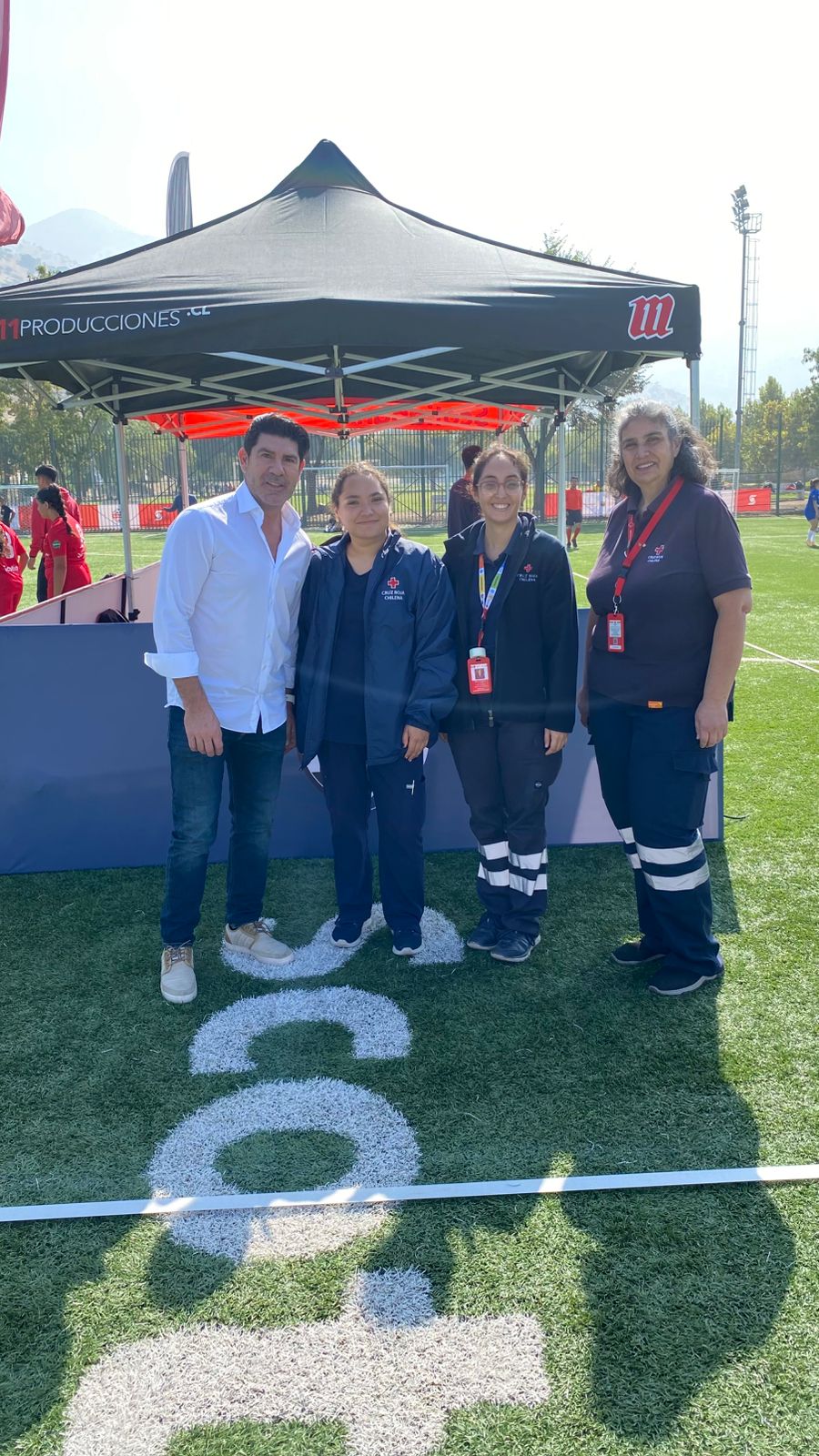 Cruz Roja Chilena brindó cobertura de salud en Campeonato Infantil Scotiabank en Huechuraba